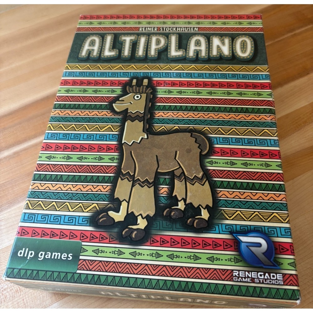 Altiplano board game Reiner Stockhausen Renegade Game Studios, nearly complete